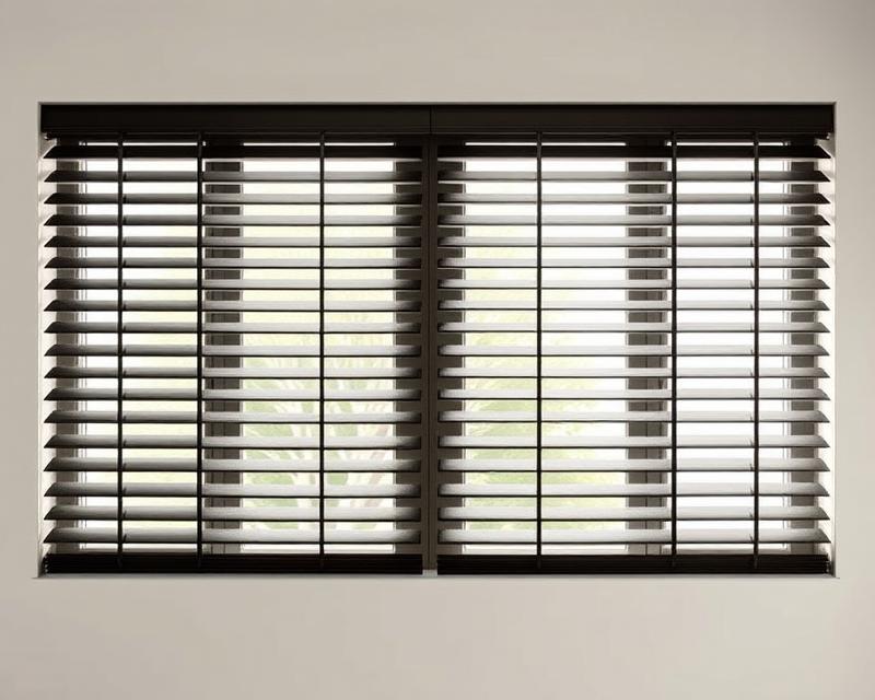 Czarne żaluzje drewniane: elegancja i styl do każdego wnętrza