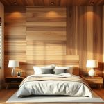 Rodzaje materiałów na drewniane ściany w sypialni i aranżacje