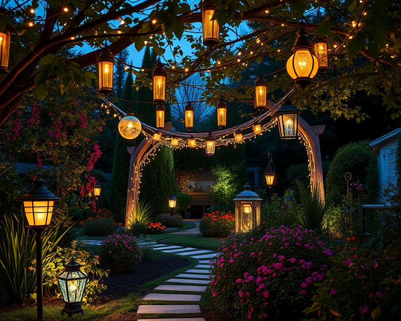 Pomysły na oświetlenie ogrodu: lampy, technologie i aranżacje
