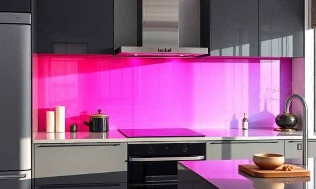 Szkło lacobel do kuchni: eleganckie i trwałe rozwiązanie aranżacji