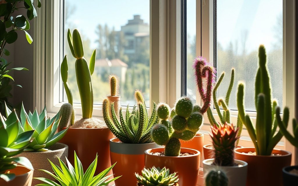 Rośliny do salonu przy oknie południowym: jak dobrać i chronić je przed nadmiernym słońcem oraz typowymi błędami pielęgnacji