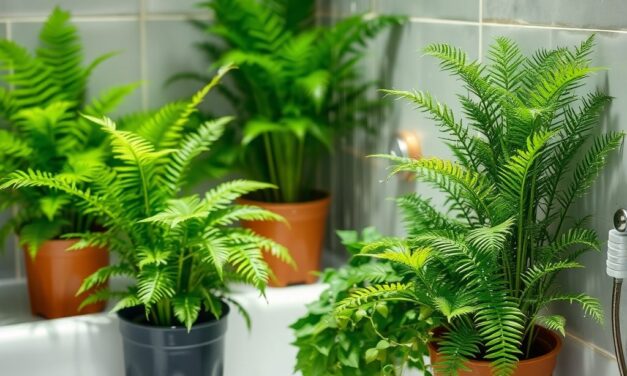 Rośliny do łazienki pod prysznic: dobór gatunków, ustawienie i unikanie typowych błędów pielęgnacyjnych