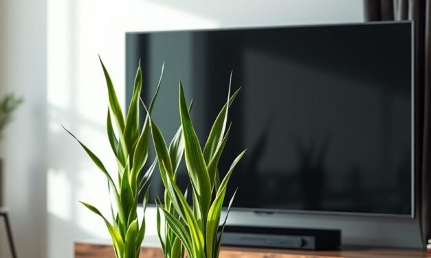Rośliny obok telewizora: jak wybrać i ustawić je bezpiecznie, by nie zasłaniały ekranu i chroniły sprzęt RTV