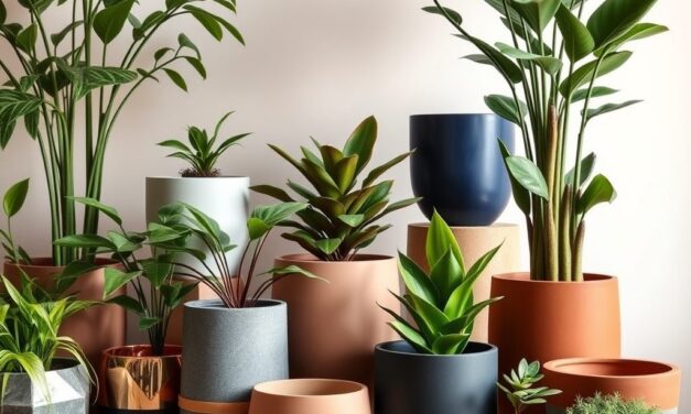 Doniczki w stylu wnętrza: jak dobrać materiały, kolory i formy dla harmonii i funkcji
