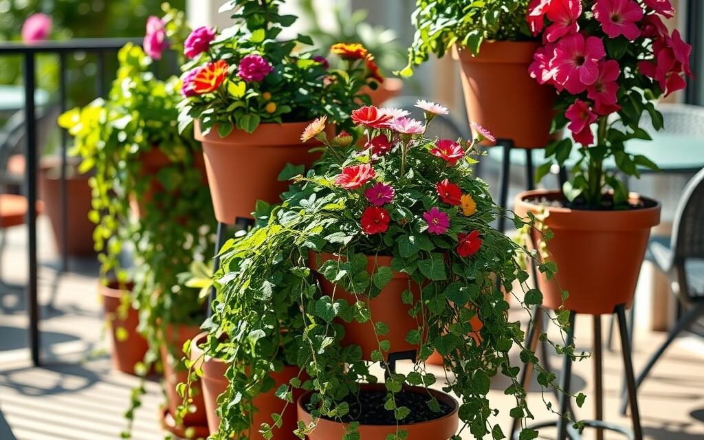 Kompozycje roślin w donicach o różnych wysokościach: jak zbudować efektowną i funkcjonalną aranżację na tarasie i parapecie