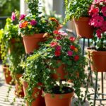 Kompozycje roślin w donicach o różnych wysokościach: jak zbudować efektowną i funkcjonalną aranżację na tarasie i parapecie