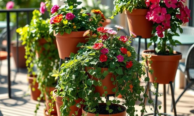 Kompozycje roślin w donicach o różnych wysokościach: jak zbudować efektowną i funkcjonalną aranżację na tarasie i parapecie